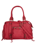 Samantha Look Shopper echt Leder in rot