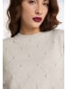 faina Damen Strickpullover in Hellgrau