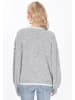 IZIA Women Sweater in light grey melange