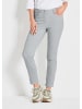 GOLDNER 7/8-Jeanshose Schmale Stretchhose BELLA in grau