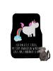 Mr. & Mrs. Panda Automatte Einhorn Pupsen mit Spruch in Schwarz