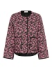Kaffe Jacke KAnuria Loose fit in Pink Black Graphic Flower