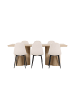 ebuy24 Essgruppe Olivia (7-teilig) Naturel 100 x 210 cm