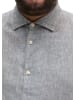 Marc O'Polo Haifischkragen-Hemd shaped in Medium Blue