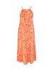 IZIA Women Dress in orange multicolor