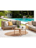 Beliani Gartensofa TRANI in Braun/Grau/Beige - (W) 150 x (H) 72 x (L) 75 cm