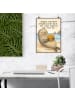 Mr. & Mrs. Panda Bild Robbe Pommes Design mit Spruch in Weiß