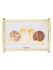 Mr. & Mrs. Panda BettTablett Schnecken Liebe ohne Spruch in Grau Pastell