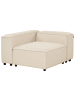 Beliani Sofaelement ARDAL in Beige/Schwarz - (W) 120 x (H) 68 x (L) 120 cm rechtsseitig