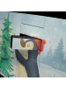 Mr. & Mrs. Panda Befüllbarer Adventskalender Pinguin Weihnachtsb... in Weiß