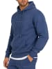 Reichstadt Herren Regular Fit Hoodie Marken-Stick in Dark Blue