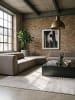 KADIMA DESIGN Teppich Kurzflor Geometrisch pflegeleicht Wohnzimmer Schlafzimmer Flur in Grau