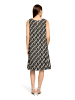 Betty Barclay Freizeitkleid ohne Arm in Schwarz/Beige