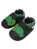 Bemesu Baby Krabbelschuhe aus Leder, weiche Lauflernschuhe mit rutschfester Sohle 