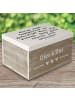 Mr. & Mrs. Panda Geschenkbox Spruch Handwerker Geduld mit Spruch in Weiß