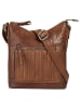 SPIKES & SPARROW Umhängetasche echt Leder in cognac