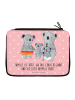 Mr. & Mrs. Panda Federtasche Koala Familie mit Spruch in Rot Pastell