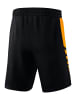 erima Six Wings Shorts in schwarz/new orange