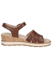 Caprice Sandalette in COGNAC NAPPA