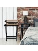 relaxdays Kofferständer in Schwarz - (B)60 x (H)75 x (T)41 cm