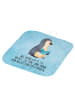 Mr. & Mrs. Panda 2er Set Topflappen  Pinguin Buch mit Spruch in Eisblau