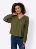 Heine Bluse in oliv