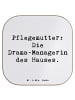 Mr. & Mrs. Panda Untersetzer Pflegemutter Managerin mit Spruch in Weiß