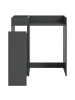 ebuy24 Waschmaschinenschrank Free (2-teilig) Anthrazit 95 x 60 cm