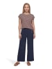 Betty Barclay Strukturshirt mit Tunnelzug in Dark Blue/Brown