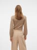 Vero Moda Strickpullover in Silver Mink