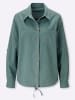 Sieh an! Cord-Bluse in jade