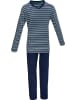 REDBEST Single-Jersey Schlafanzug in marine