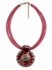 collezione alessandro Kurze Kette " Ciondolo " in rot