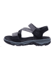 rieker Sandalen in schwarz/pazifik/weiss
