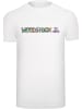 F4NT4STIC T-Shirt Woodstock Aztec Logo in weiß