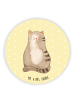 Mr. & Mrs. Panda magnettafel magnet Katze Sitzen ohne Spruch in Gelb Pastell