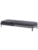 Beliani Gartenliege NETTUNO in Grau - (W) 65 x (H) 33 x (L) 194 cm
