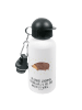 Mr. & Mrs. Panda Kindertrinkflasche Igel Herzen mit Spruch in Weiß