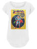 F4NT4STIC Long Cut T-Shirt DC Comics Superman International Cover in weiß