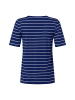 März T-Shirt in marine weiß