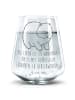 Mr. & Mrs. Panda Gravur Glas Wombat mit Spruch in Transparent