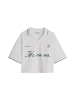 Marc O'Polo MOP Club '67   Football Trikot Shirt, Cropped in Weiß