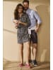 Laura Scott Polokleid in navy-gemustert