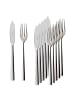 Villeroy & Boch 6er Set Fischbesteck Piemont in silber