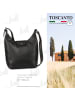 Toscanto Leder Umhängetasche Toscanto Tasche schwarz ca. 32cm
