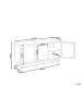 Beliani Vitrine DEVON in Schwarz - (W) 115 x (H) 64 x (L) 35 cm