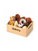 Wisam® Mini-Bäckerei-Set aus Holz mit Klettverschluss, 10-teilig.