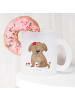 Mr. & Mrs. Panda Große Teetasse Hund Dame ohne Spruch in Transparent