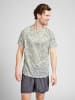 Newline Newline T-Shirt Men Running Laufen Herren Atmungsaktiv Schnelltrocknend in OYSTER MUSHROOM AOP