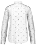 Gerry Weber Bluse Langarm in Ecru/Weiss Gemustert